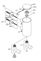 DISPENSADOR JABON LIQUIDO VOLA